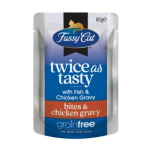 Fussy Cat Twice as Tasty - Fish & Chicken Gravy