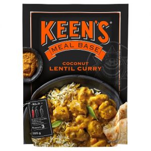 Keens Coconut Lentil Curry Simmer Sauce