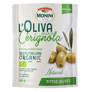 Monini Organic Pitted Olives - Bella Di Cerignola