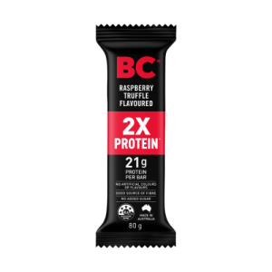 BC Snacks Double Protein Raspberry Truffle Flavoured Bar 80g