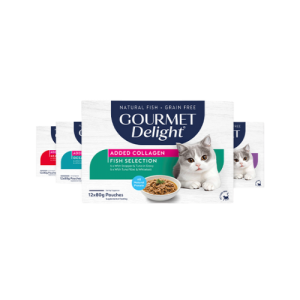 Gourmet Delight with Added Collagen 12x80g Multipacks