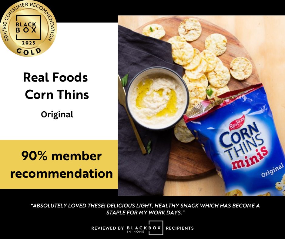 Real Foods Corn Thins Gold 2025
