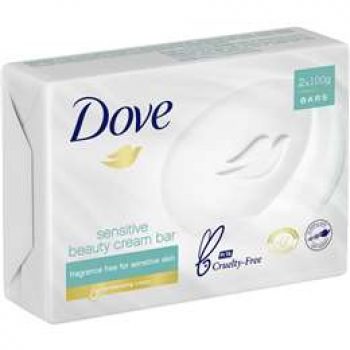 Dove Sensitive Beauty Bar Soap Hypo-allergenic 2x100g