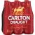 Carlton Draught Lager Stubbies 6x375ml pack