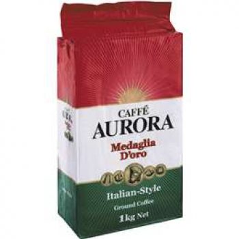 Caffe Aurora Ground Coffee Italian Style 1kg