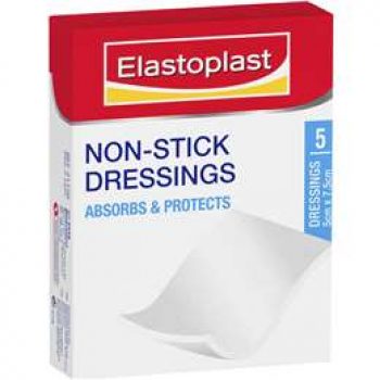 Elastoplast Dressing Non Stick Wound Pad 5pk