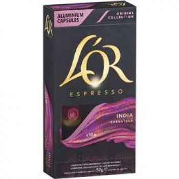 L’or Espresso India Coffee Capsules  10 pack