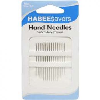 Habee Savers Needles Crewel 3-9 125683 each