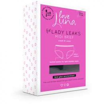 Love Luna Lady Leaks Midi Brief Size 12-14 each