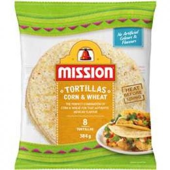 Mission Corn & Wheat Tortillas  384g