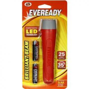 Eveready Torch Brilliant Beam 2xaa each
