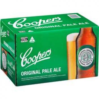 Coopers Pale Ale Stubbies 24x375ml case - Black Box Product Reviews