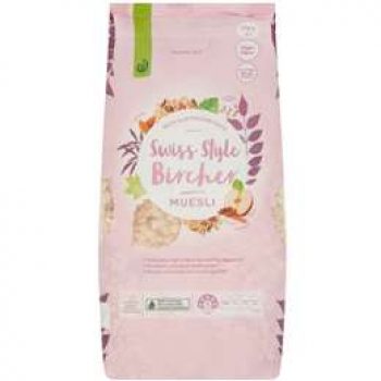 Woolworths Swiss Style Bircher Muesli  750g