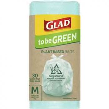 Glad Bio Based Kitchen Tidy Bags Medium 30 pack