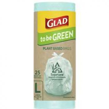 Glad Bio Based Kitchen Tidy Bags Large 25 pack