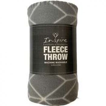 Inspire Basic Fleece Throw  each