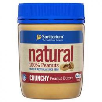 Sanitarium Natural Crunchy Peanut Butter 375g