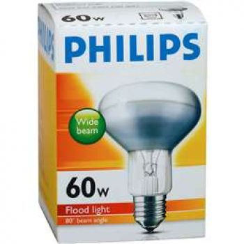 Philips Reflector R80 Globe 60w Es Base each