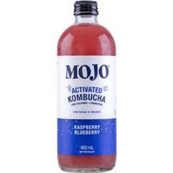 Mojo Kombucha Raspberry Blueberry  450ml