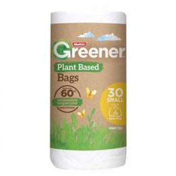 Multix Degradable Plant Kitchen Tidy Bags Small 30 pack