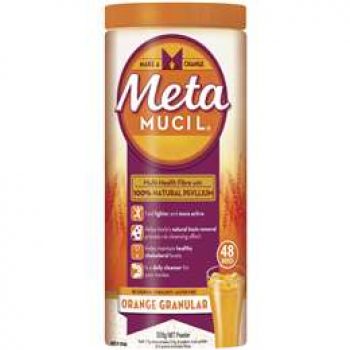 Metamucil Daily Fibre Supplement Orange Granular 48 Doses 528g