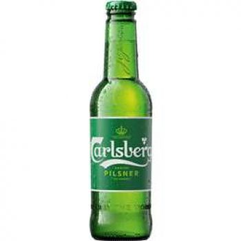 Carlsberg Green Lager Bottles 330ml single