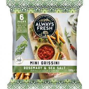 Always Fresh Mini Grissini Rosemary  6 pack