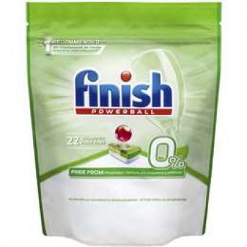 Finish 0% Dishwasher Tablets  22 pack
