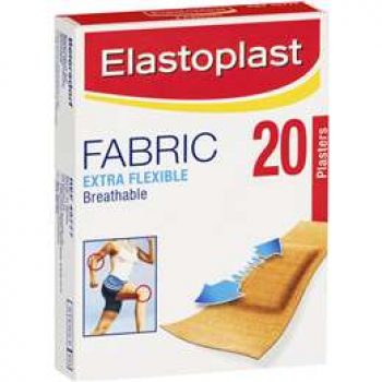 Elastoplast Fabric Plasters Extra Flexible 20pk