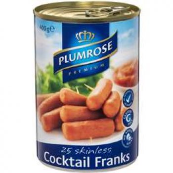 Plumrose Frankfurts Cocktail 400g