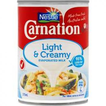 Nestle Carnation Evaporated Milk Light & Creamy 375ml