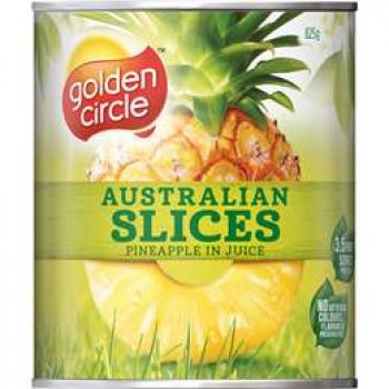 Golden Circle Sliced Pineapple In Juice 825g