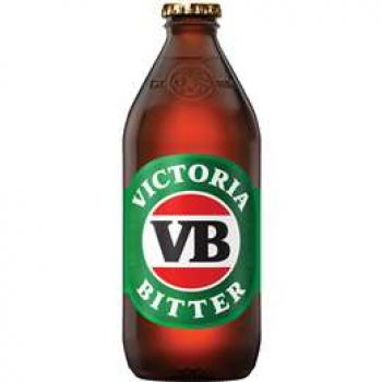Victoria Bitter Lager Stubby 375ml single