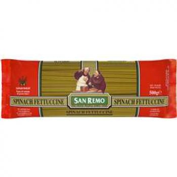 San Remo Fettuccine Spinach Pasta 500g