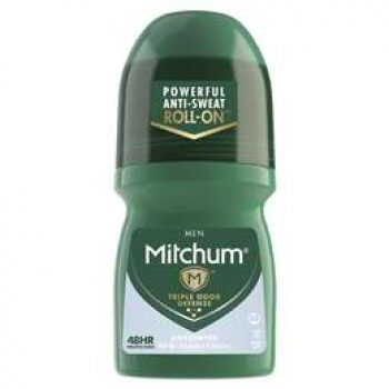 Mitchum Men’s Roll On Unscented Antiperspirant & Deodorant 50ml