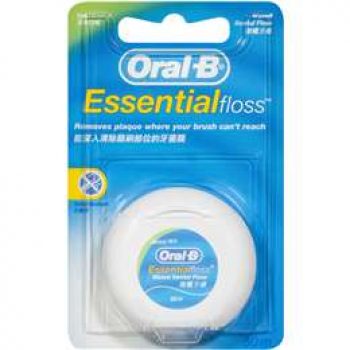 Oral-b Essential Waxed Dental Floss Mint 50m