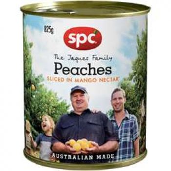 Spc Peaches Sliced In Mango Nectar 825g