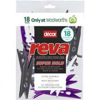Reva Super Hold Pegs 18 pack