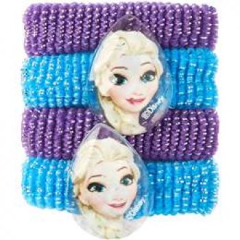 Frozen Elsa Hair Ties  4 pack