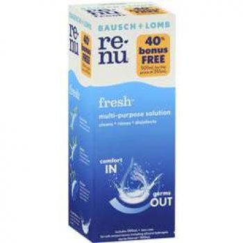 Bausch And Lomb Renu Contact Lens Solution Multi Purpose 355ml