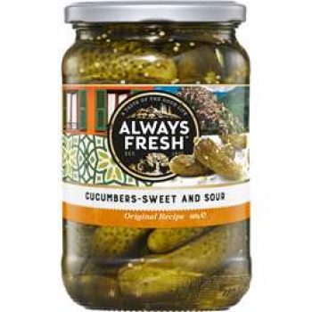 Always Fresh Cucumbers Sweet & Sour 680g
