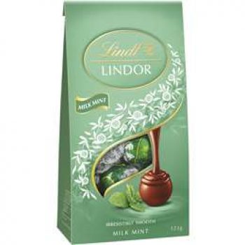 Lindt Lindor Chocolate Balls Mint  123g