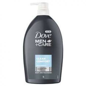 Dove Men Care Clean Comfort Body & Face Wash 1l