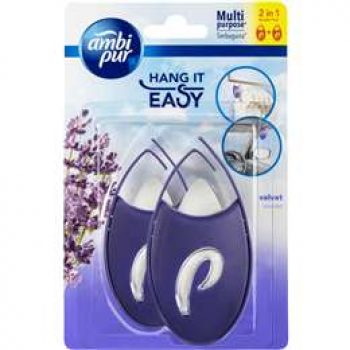 Ambi Pur Hang It Easy Velvet  2 pack