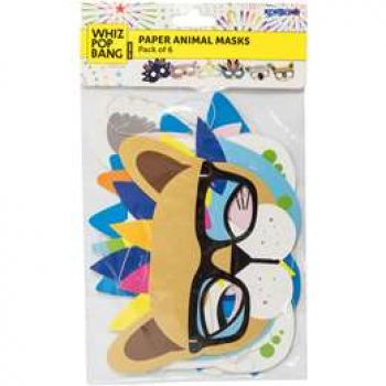 Korbond Paper Animal Masks  6 pack