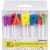 Korbond Happy Birthday Candle On Picks Coloured 13 pack