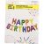 Korbond Happy Birthday Foil Balloon Colourful Set 80g