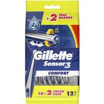 Gillette Sensor 3 Comfort Razors Pack each