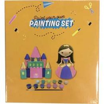 Gm Housebrand Paint Your Own Princess & Castle Set each