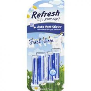 Refresh Your Car Car Vent Stick Fresh Linen 4 pack
